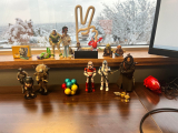 My desk is starting to fill up now