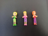 Hello, I just found these little dolls, they are not in perfect condition but I believe they are some kind of polly pocket dolls but I have no clue if that’s correct, what are they worth or anything else about them, if could anyone help I would be really glad :)