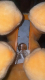 was wondering why this grubby (teddy ruxpin) has a metal plate instead of a plastic one !!??