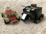 Hey there! I had these since I was a kid, I think they combine like a megazord? Cant seem to find them anywhere online!