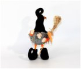 Halloween witch doll, scary gnome.