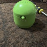 Does anyone know where this came from? 2015 Manhattan Toy Company on the bottom and takes 4 button batteries. When you press it in position 1 the bottom scans the color it is touching. In position 2 it says an animal instead. Guessing it went to some kind of book. Video link in comments.