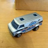 I loved the A Team as a kid, but didn’t have a toy of the van, so i used this instead. Don’t know why its got vampire on it though