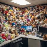 Midjourney AI generated soft toy collection