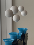 Hover Shot. This interesting toy that makes little styrofoam balls hover in the air so you can shoot them with nerf toys. What other games / uses can you think of for this?