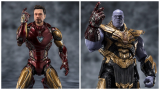S.H. Figuarts Marvel – Iron Man Mk 85 and Thanos 5 Years Later Editions – The Toyark