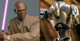 Star Wars: Attack of the Clones – Mace Windu and Super Battle Droid Figures by Hot Toys – The Toyark