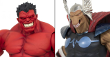 In Stores Now by DST – Red Hulk Figure and Beta Ray Bill Statue – The Toyark